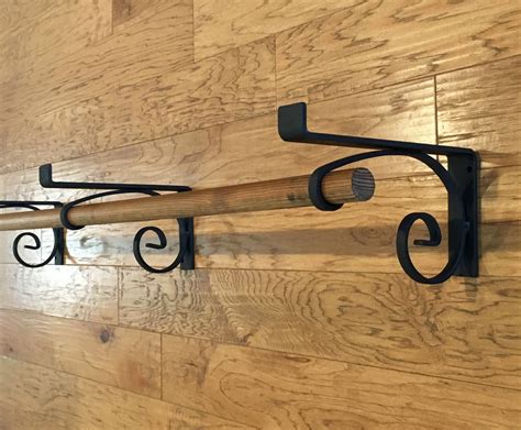 metal shelf and rod brackets|decorative shelf and rod bracket.